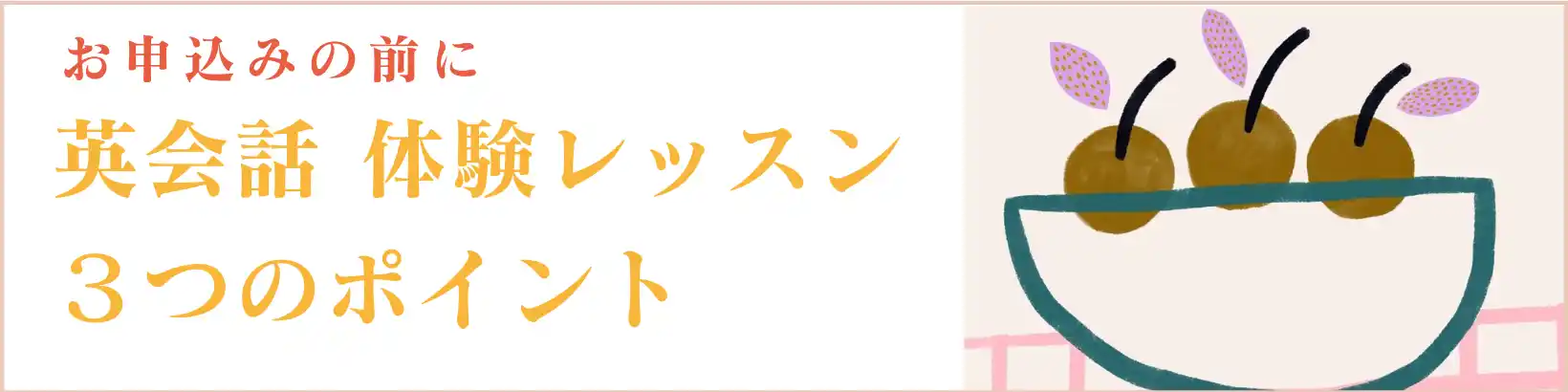 体験レッスンの説明